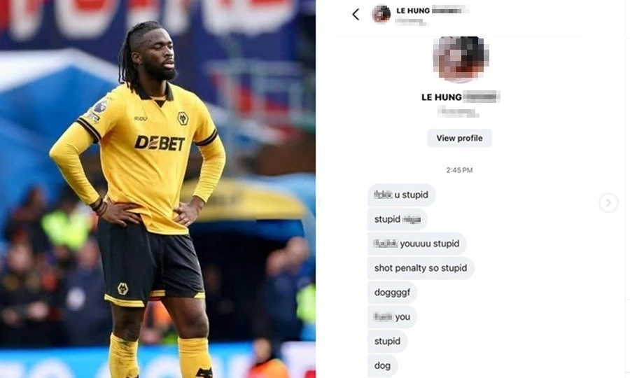 CLB Anh công khai các bình luận lăng mạ, có tài khoản được cho là người Việt