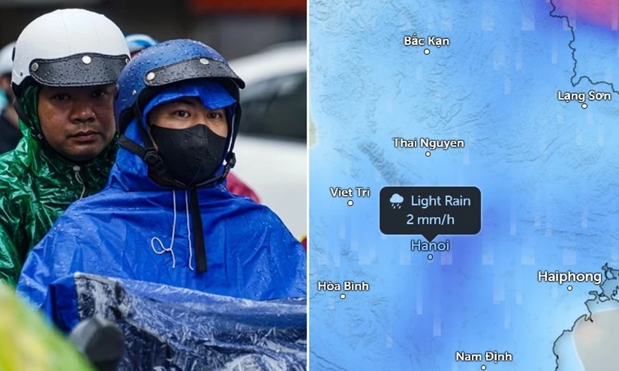 Không khí lạnh sắp về: Khi nào Hà Nội có thể mưa to, có mưa đá nữa không?