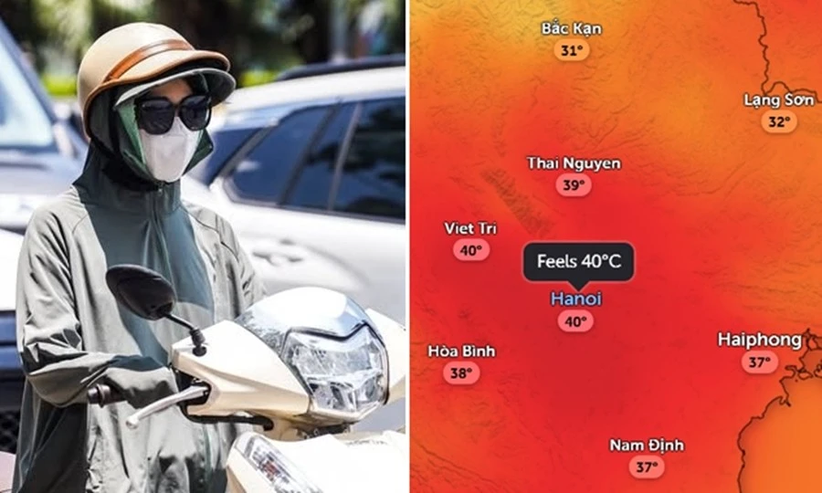 Hà Nội lại sắp có nhiệt độ cảm nhận chạm 40 độ, nóng kéo dài bao nhiêu ngày?