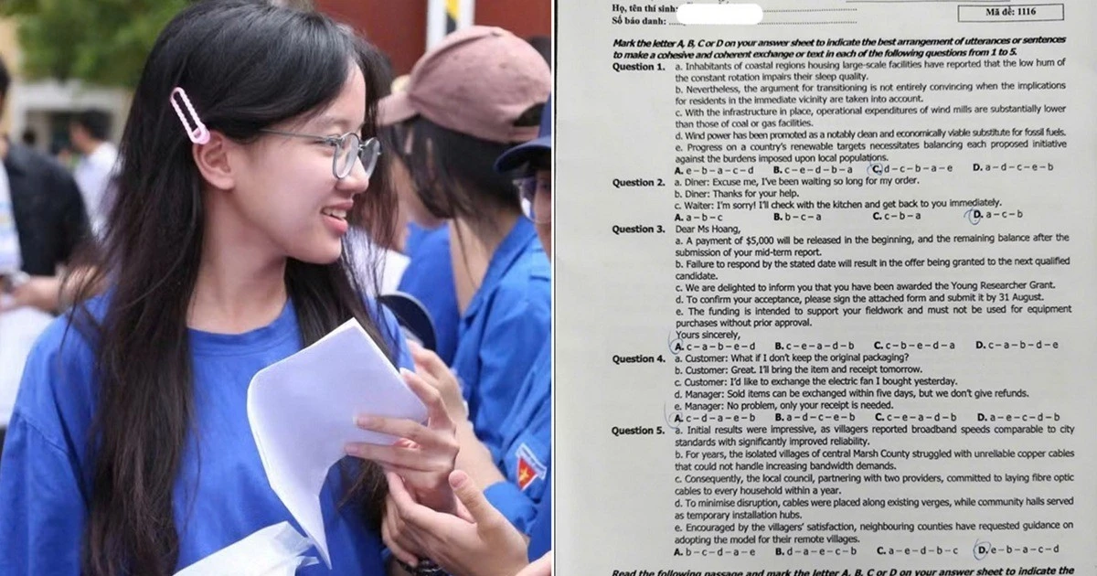 Vì sao nhiều thí sinh thấy 50 phút là không đủ cho đề Tiếng Anh THPT 2026?
