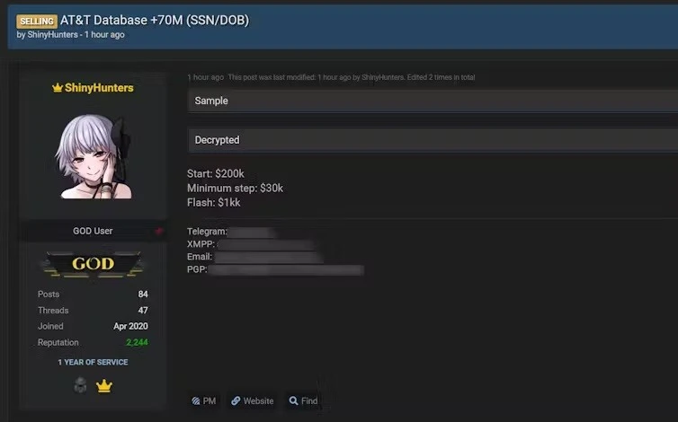 Xung quanh nhóm tin tặc khét tiếng rao bán dữ liệu Trung tâm Thông tin Tín dụng Việt Nam