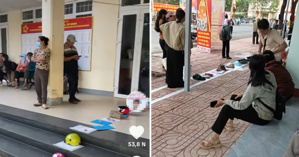 Dùng gạch đá, mũ bảo hiểm 'đặt chỗ' nộp hồ sơ: Văn phòng Đăng ký đất đai Đắk Lắk lên tiếng