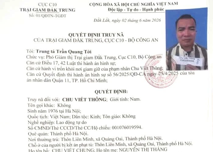 Truy nã phạm nhân bỏ trốn khỏi bệnh viện vùng Tây Nguyên