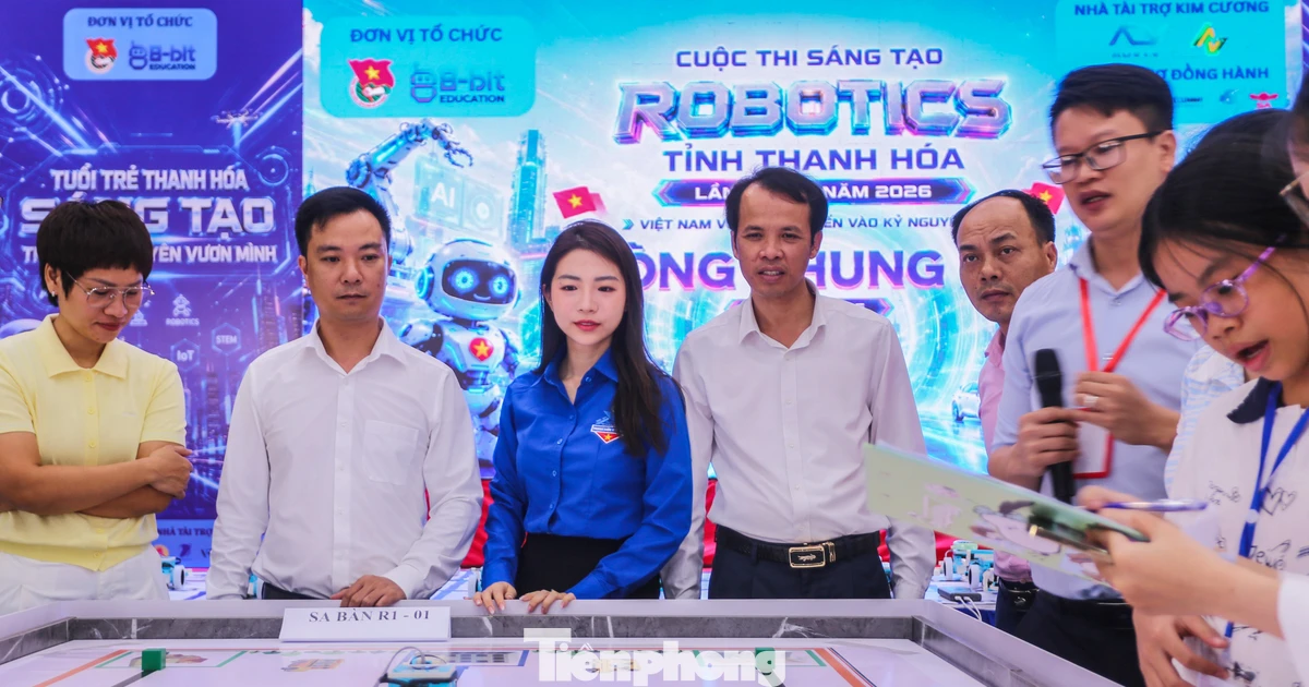 Học sinh Thanh Hóa tranh tài Robotics, khát vọng làm chủ công nghệ