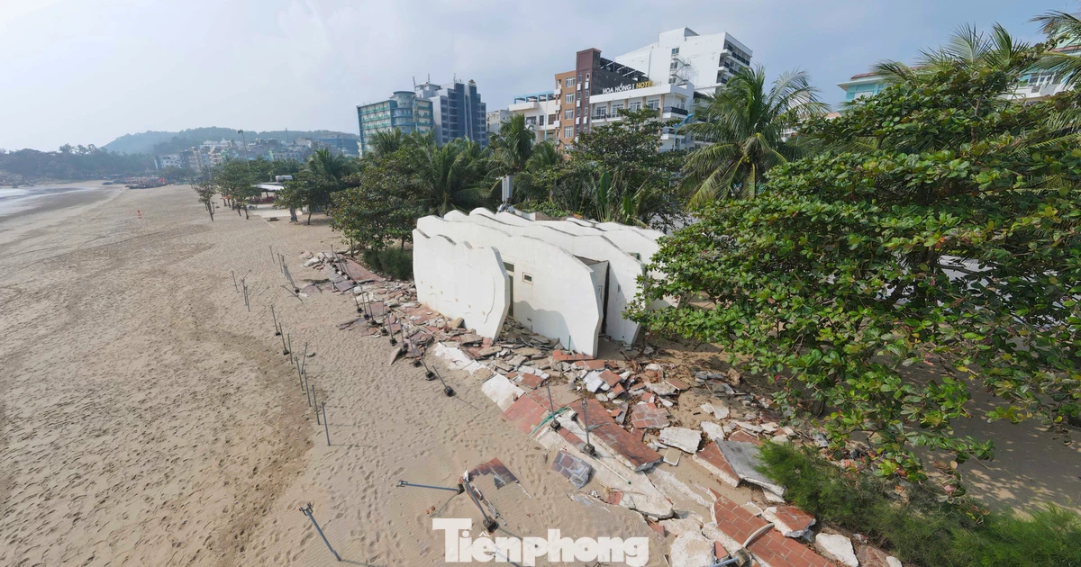 Phương án xử lý loạt công trình ở bãi biển Sầm Sơn hư hỏng