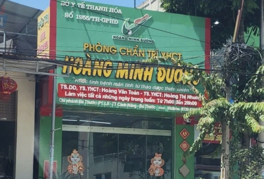 Cơ sở thuốc xương khớp 'Hoàng Minh Đường' từng bị Sở Y tế Thanh Hóa xử phạt 82 triệu đồng