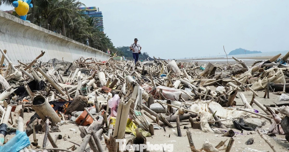 Cảnh tượng kinh hoàng ở bãi biển Hải Tiến