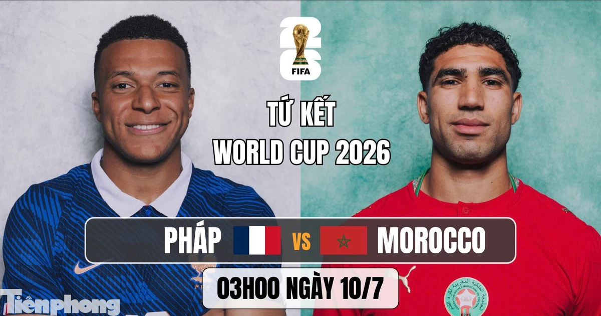 Nhận định Pháp vs Morocco, tứ kết World Cup 2026, 03h00 ngày 10/7: Tái hiện ký ức Qatar