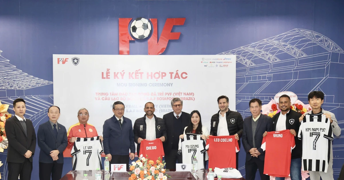 Trung tâm Đào tạo Bóng đá trẻ PVF – Bộ Công an hợp tác với Câu lạc bộ SAF Botafogo