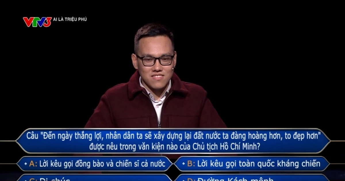 Sau 5 năm, câu hỏi cuối cùng của “Ai là triệu phú” lộ diện: Độ khó đến đâu?
