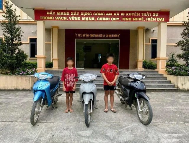 Tuyên Quang: Nam thiếu niên 13 tuổi gây ra hàng loạt vụ trộm xe máy tại địa phương