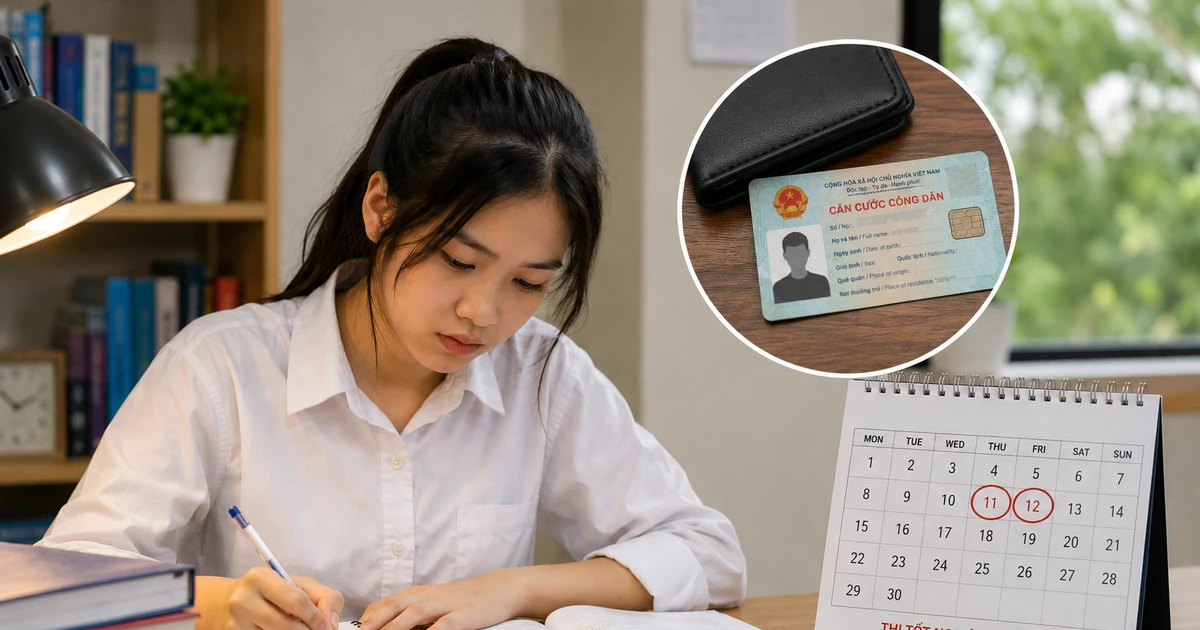 Mất thẻ Căn cước ngay trước kỳ thi tốt nghiệp THPT 2026, thí sinh cần làm gì?