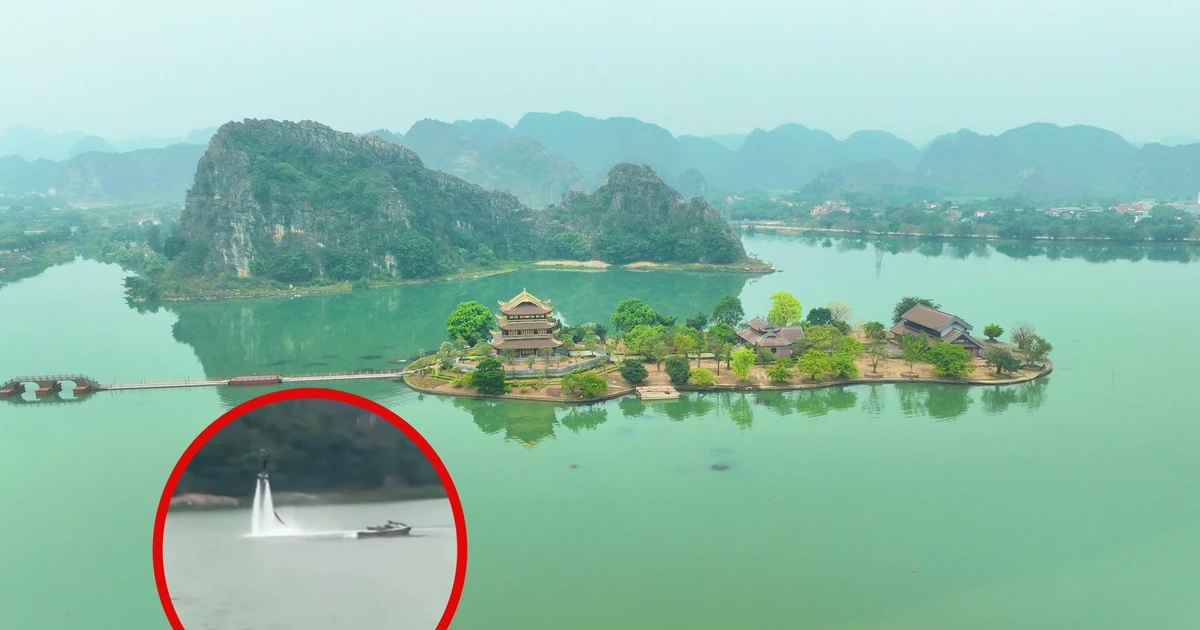 Ninh Bình: Sự tích mang tính tâm linh của hồ Núi Lớ, nơi xảy ra sự cố flyboard