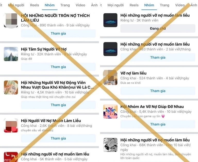 Cảnh báo "bẫy nợ" trên mạng: Từ hội nhóm "bùng nợ" đến nguy cơ vi phạm pháp luật