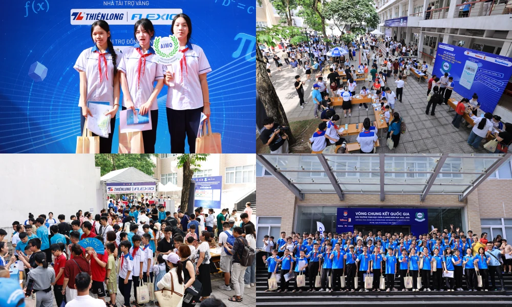 Gần 1.300 thí sinh tụ hội, “so găng” ở vòng Chung kết Quốc gia AIMO 2026