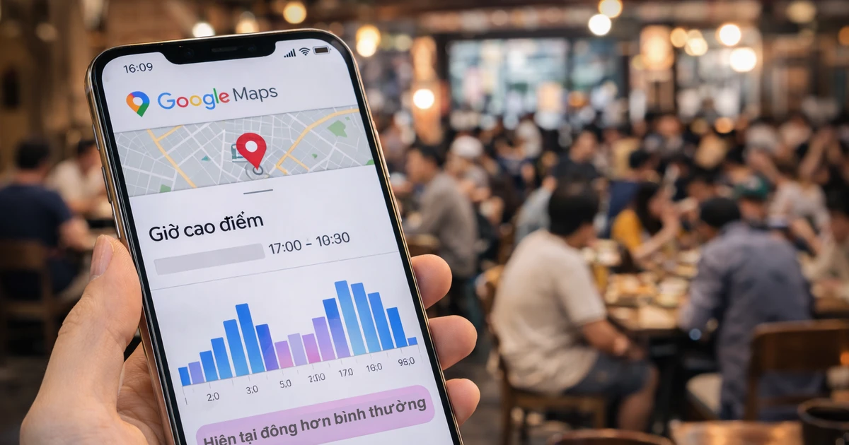 Google Maps làm thế nào để biết quán ăn đông hay vắng vào từng thời điểm?