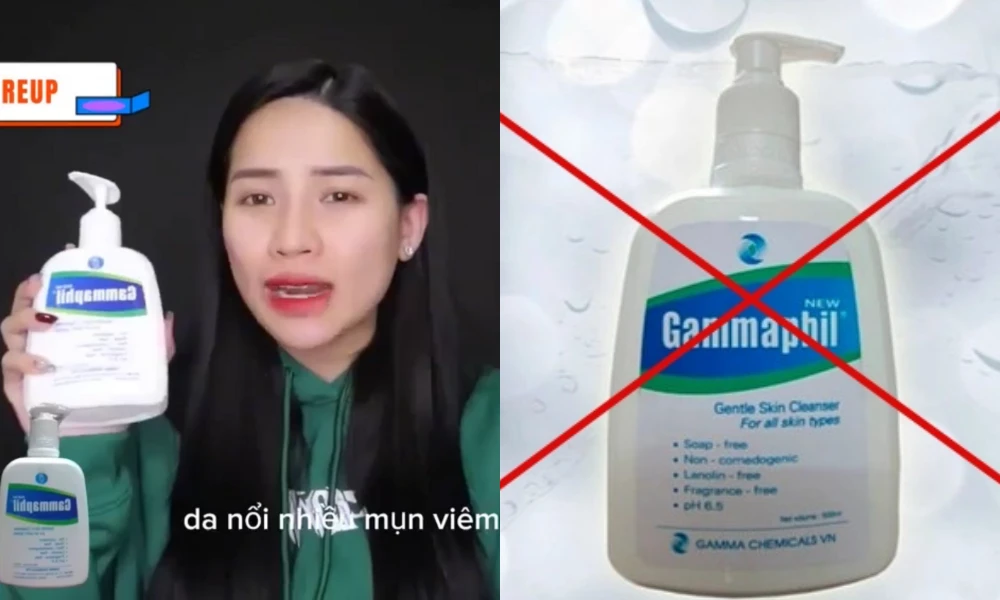 Sữa rửa mặt Gammaphil bị thu hồi, "chiến thần livestream" Võ Hà Linh có động thái lạ