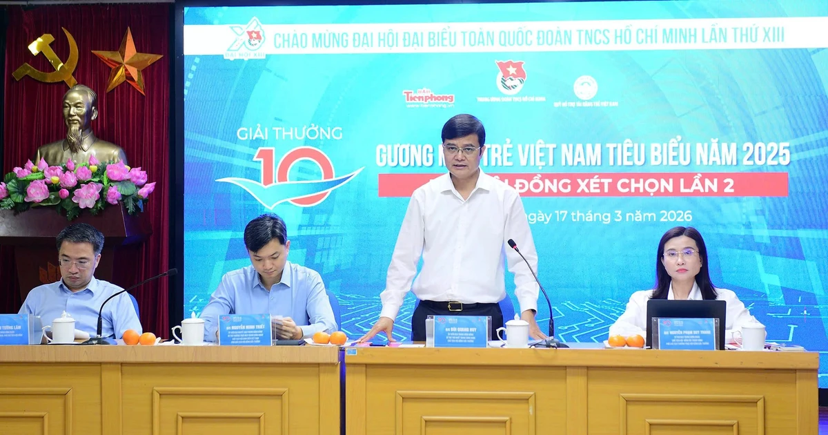 Chính thức xét chọn 10 Gương mặt trẻ Việt Nam tiêu biểu năm 2025