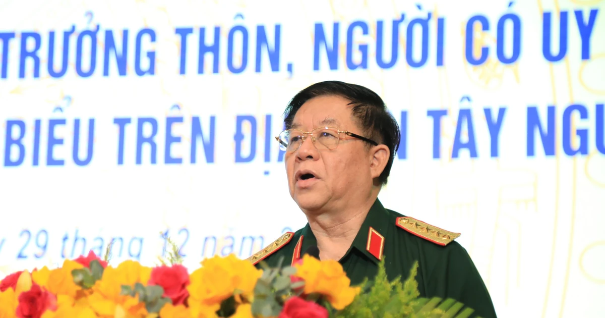 Đại tướng Nguyễn Trọng Nghĩa: Tạo điều kiện để người uy tín ở Tây Nguyên phát huy vai trò nòng cốt