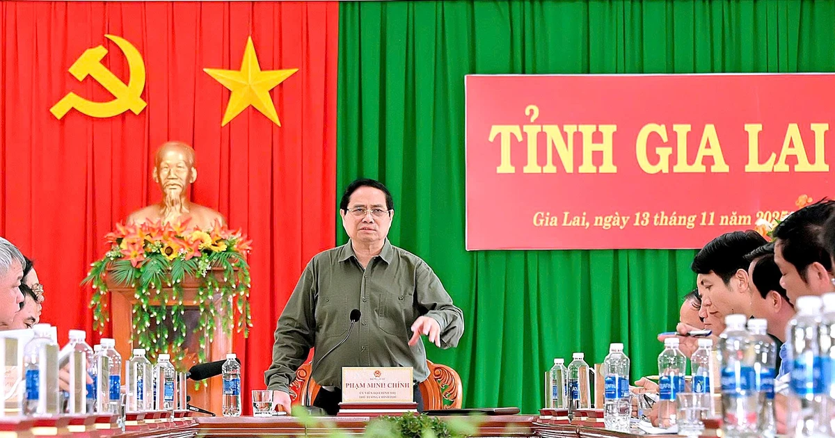 Thủ tướng Phạm Minh Chính làm việc với lãnh đạo tỉnh Gia Lai