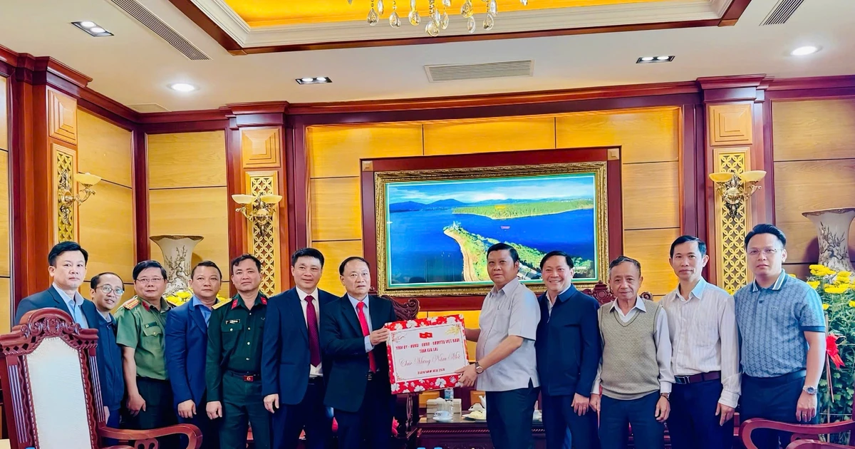 Bí thư Tỉnh ủy, Chủ tịch UBND tỉnh Gia Lai thăm, chúc Tết Tập đoàn Đức Long Gia Lai