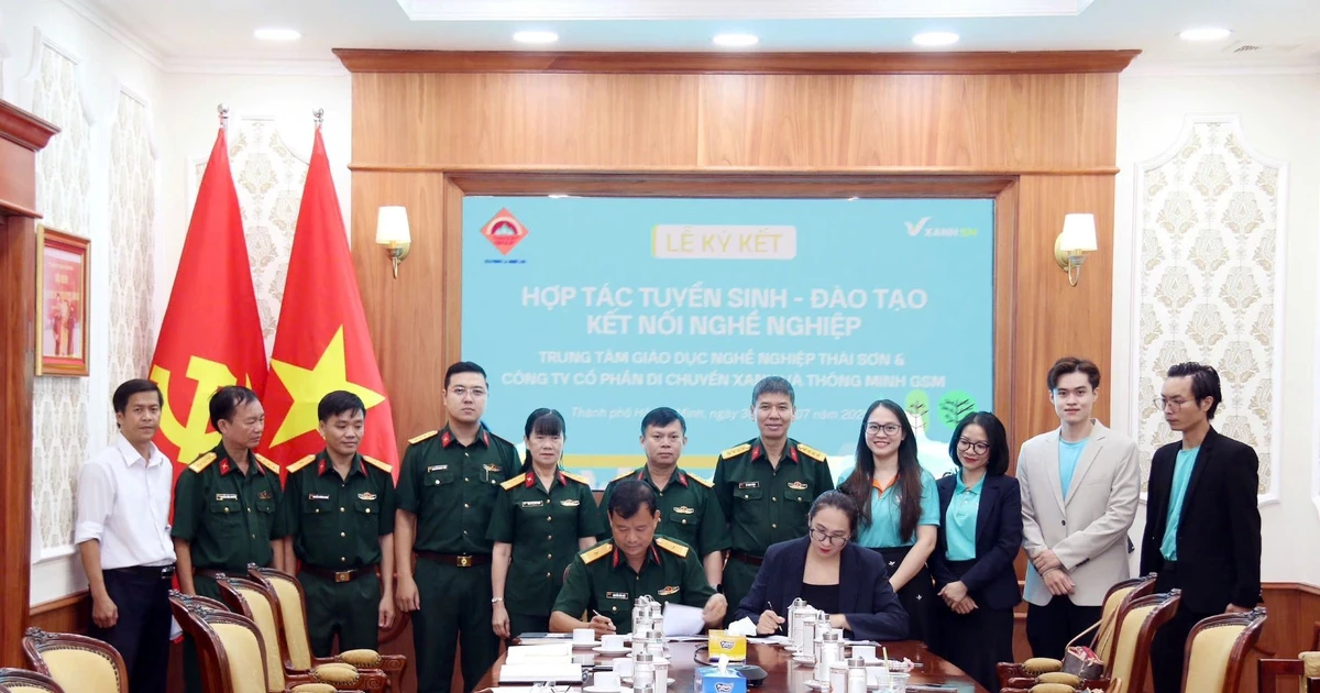 GSM hợp tác trung tâm thái sơn tạo việc làm bền vững cho bộ đội xuất ngũ