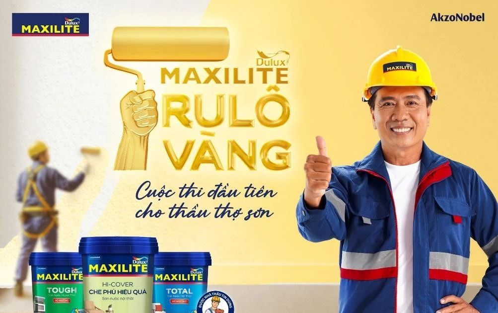 Khi nghề sơn lên ngôi: Maxilite từ Dulux khởi động cuộc thi 'Maxilite - Rulô Vàng'