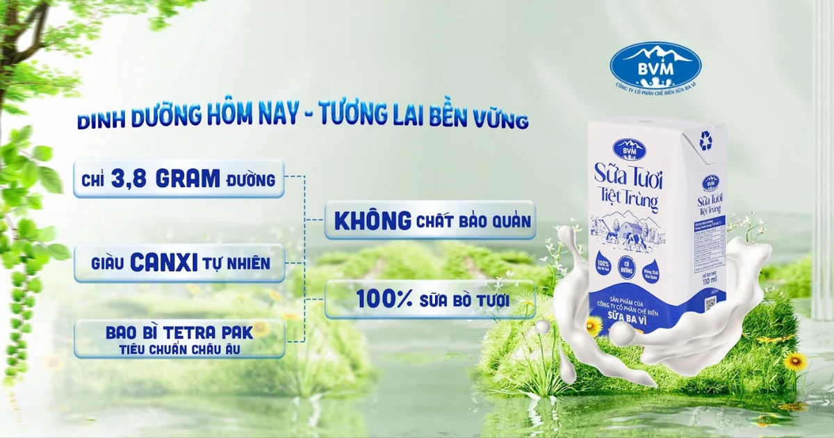 Công ty Cổ phần Chế biến Sữa Ba Vì chính thức công bố sản phẩm mới: An toàn – Dinh dưỡng – Tiện lợi