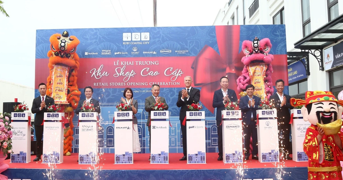 Khai trương khu shop cao cấp tại Ruby Tree Golf Villas: Nâng tầm tiện ích và tiện nghi tại trung tâm Đồ Sơn