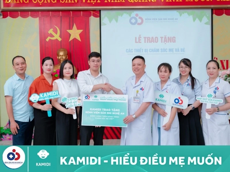 Thiết bị chăm sóc mẹ và bé Kamidi được Bệnh viện Sản Nhi Nghệ An tin tưởng sử dụng tại các phòng lưu trú