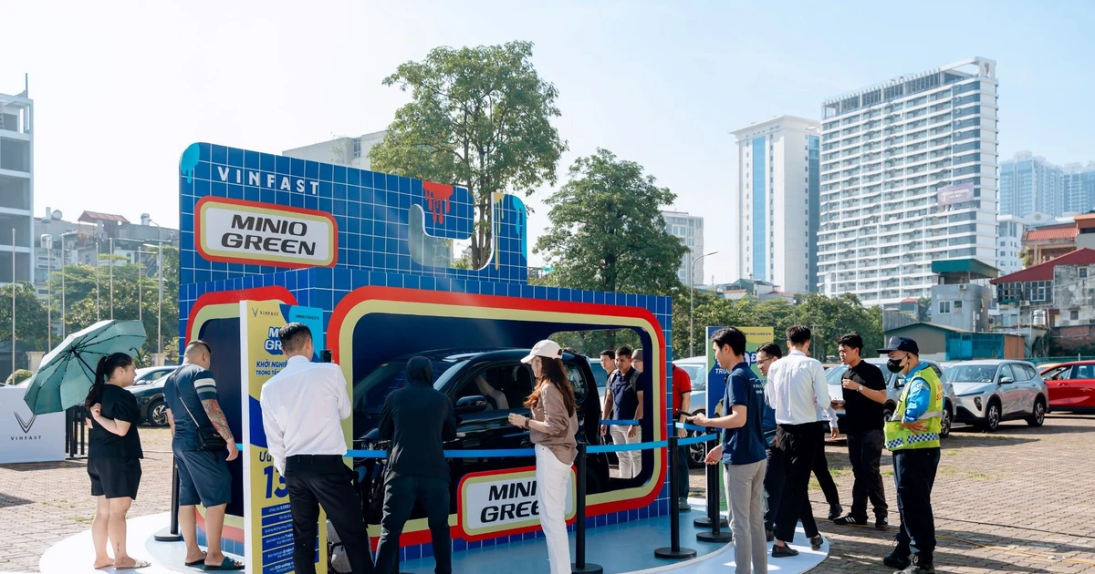 VinFast Minio Green gây sốt trong lần đầu xuất hiện trước công chúng