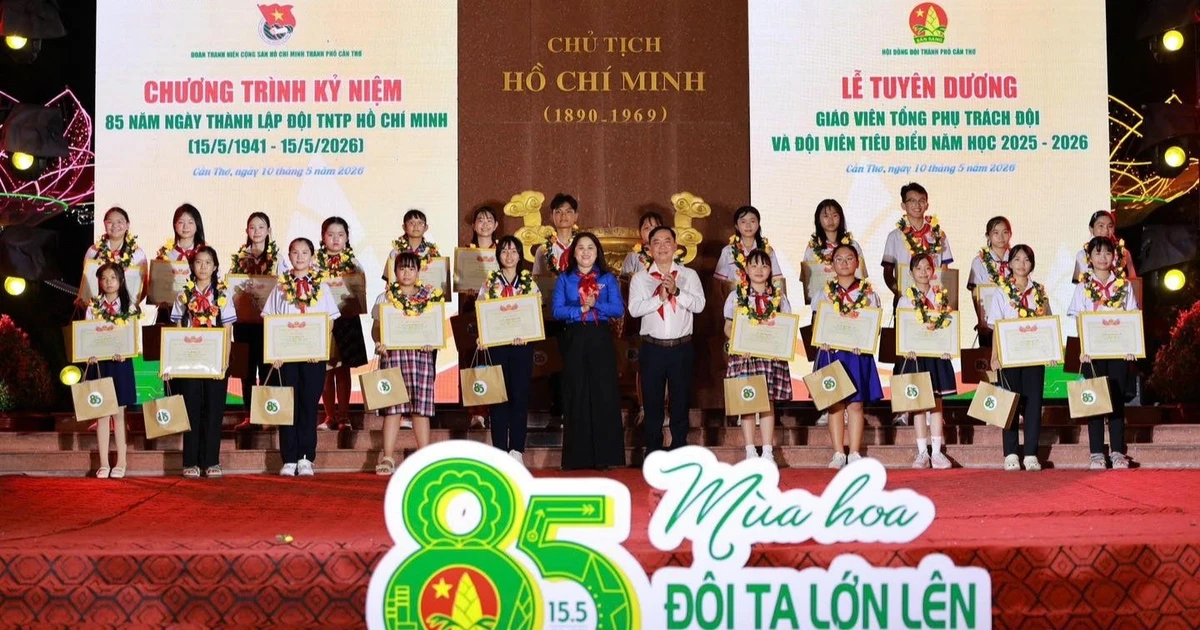 Cần Thơ tổ chức chương trình kỷ niệm 85 năm Ngày thành lập Đội TNTP Hồ Chí Minh