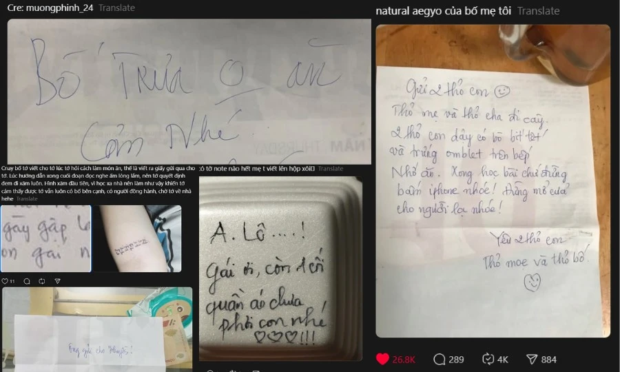 Hội phụ huynh "chung hệ điều hành": Xé lịch viết note từ cảm động đến "cảm lạnh"