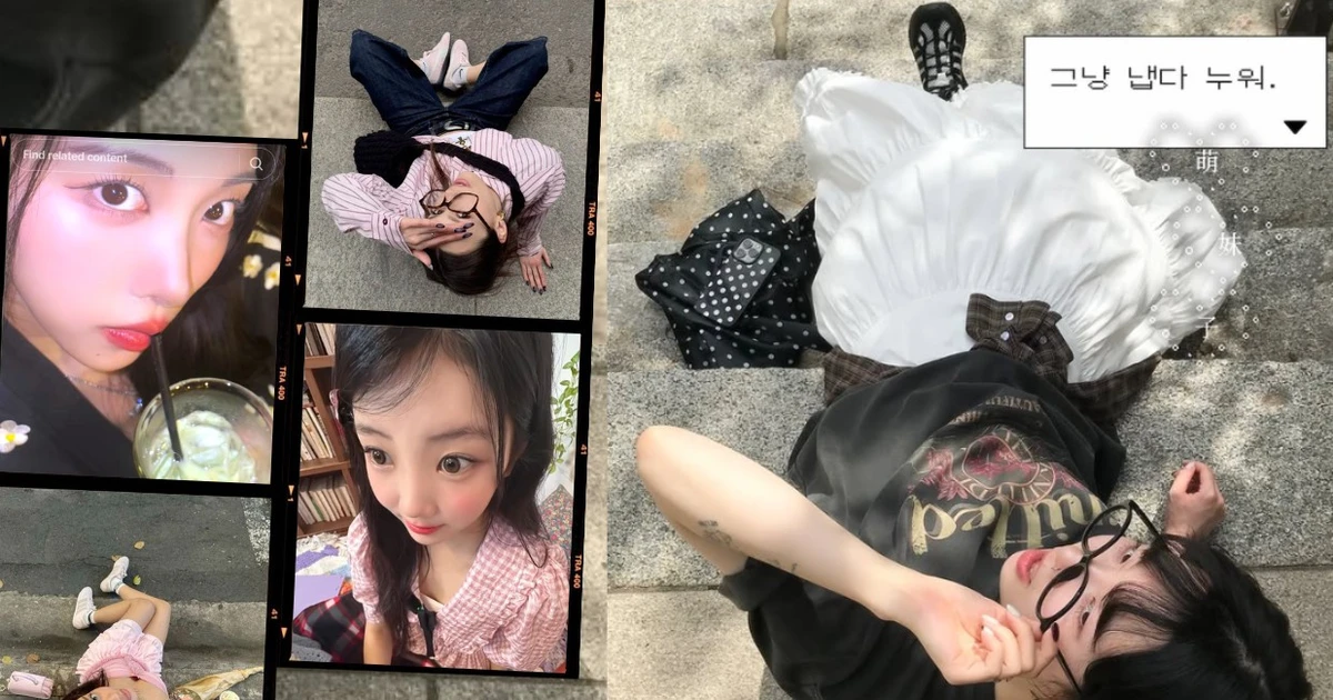 Trào lưu chụp ảnh mới, đến hội "moe girl" Rei IVE - Wonhee ILLIT cũng không bỏ lỡ