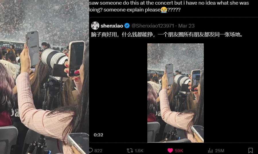 Sự thật sau clip gần 50 triệu view cô gái kiếm tiền từ ảnh "check-in hộ" ở concert