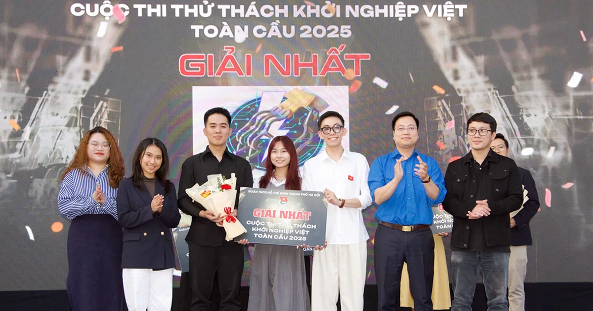 Sinh viên Duy Tân giành giải Nhất Cuộc thi Thử thách Khởi nghiệp Việt Nam của Thành Đoàn Hà Nội
