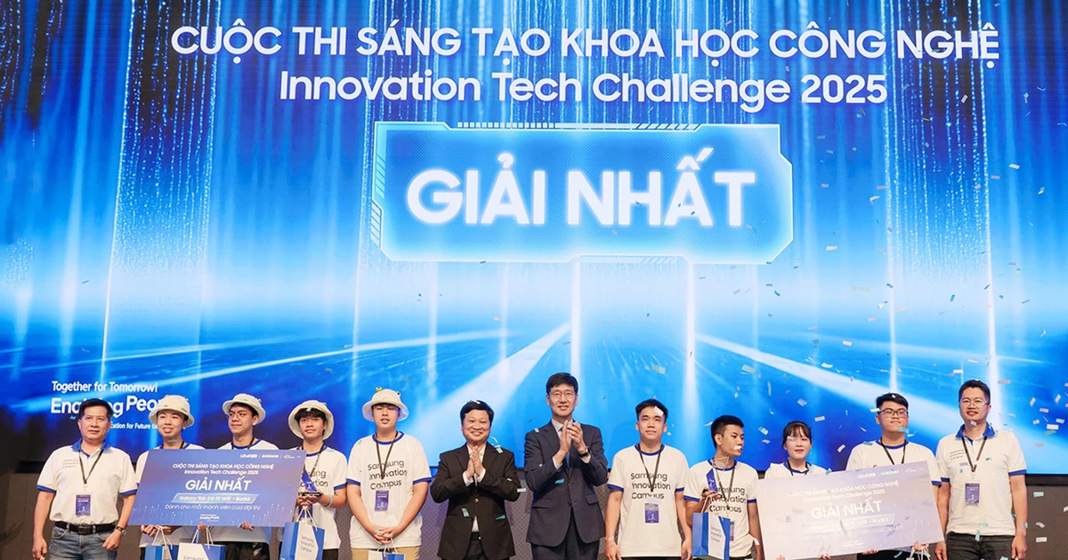 Sinh viên ĐH Duy Tân giành giải Nhất lần thứ 3 liên tiếp tại Samsung Innovation Campus (SIC) năm 2025