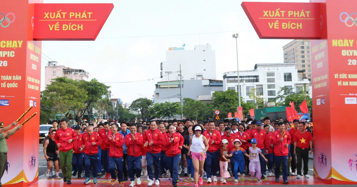 Hơn 38.000 người tham gia ngày chạy vì sức khỏe toàn dân tại Đà Nẵng