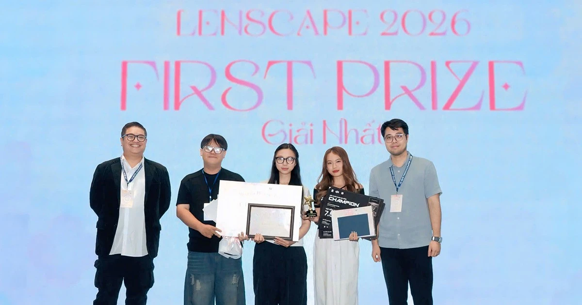 Sinh viên Thiết kế Đồ họa ĐH Duy Tân giành Quán quân Cuộc thi Phim ngắn LENSCAPE 2026