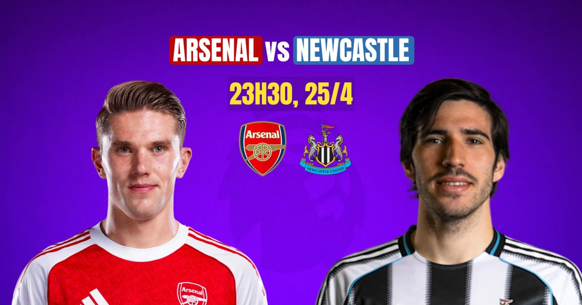 Nhận định Arsenal vs Newcastle, 23h30 ngày 25/4: Trở lại ngôi đầu