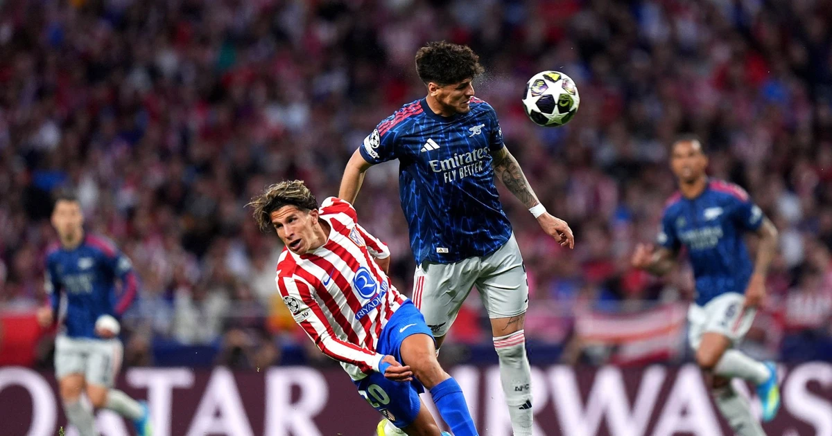 Trực tiếp bán kết Atletico vs Arsenal 0-0 (H1): Không vào!!! Madueke lỡ cơ hội