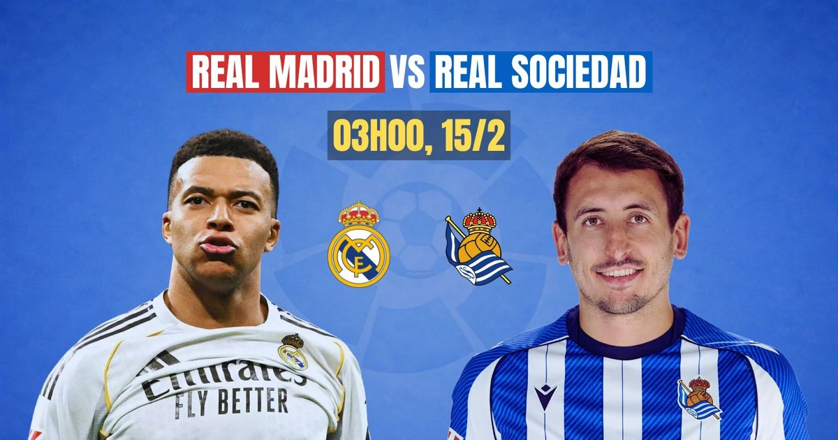 Nhận định Real Madrid vs Sociedad, 3h00 ngày 15/2: Đánh chiếm ngôi đầu