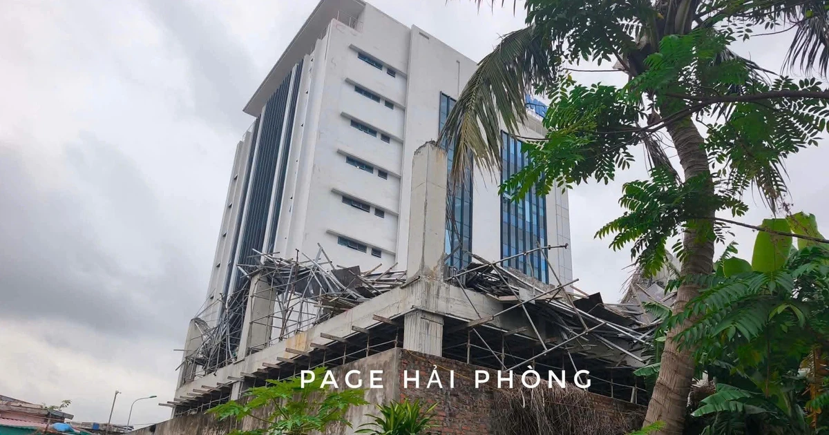 Sập giàn giáo ở Hải Phòng, 3 người thương vong