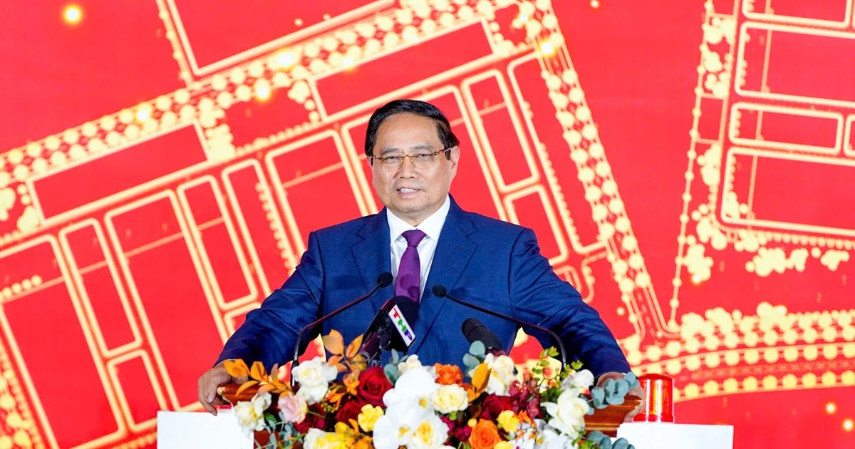 Thủ tướng Phạm Minh Chính bấm nút khởi công Nhà máy nhiệt điện 6,7 tỷ USD