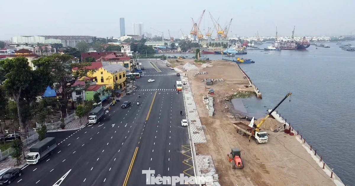 Lãnh đạo TP Hải Phòng ra 'tối hậu thư', gấp rút thi công dự án cải tạo bờ sông Tam Bạc