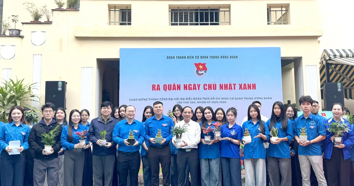 Tuổi trẻ cơ quan Trung ương Đoàn hành động vì môi trường xanh sạch đẹp
