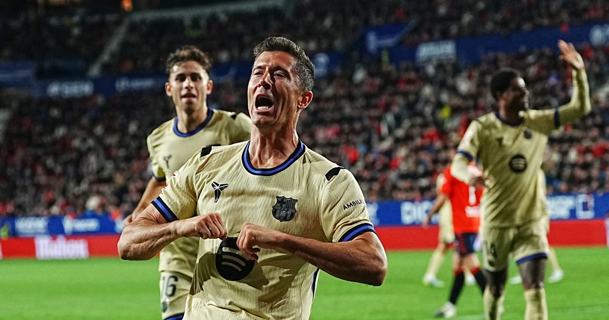 Barcelona tiến sát ngôi vương La Liga sau chiến thắng nghẹt thở trên sân Osasuna