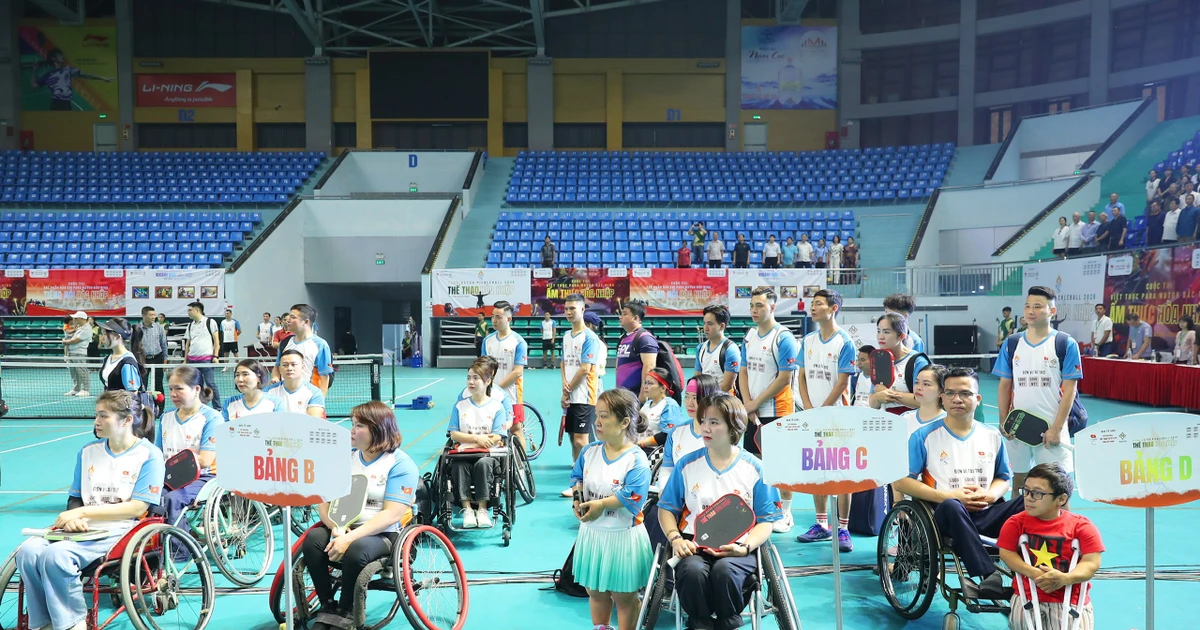 VĐV khuyết tật Hoàng Văn Được tỏa sáng tại giải Para Natuh Pickleball Bắc Ninh 2026