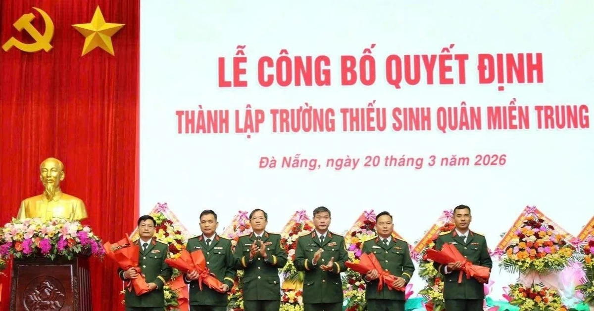 Trường Thiếu sinh quân miền Trung có quy mô như thế nào?