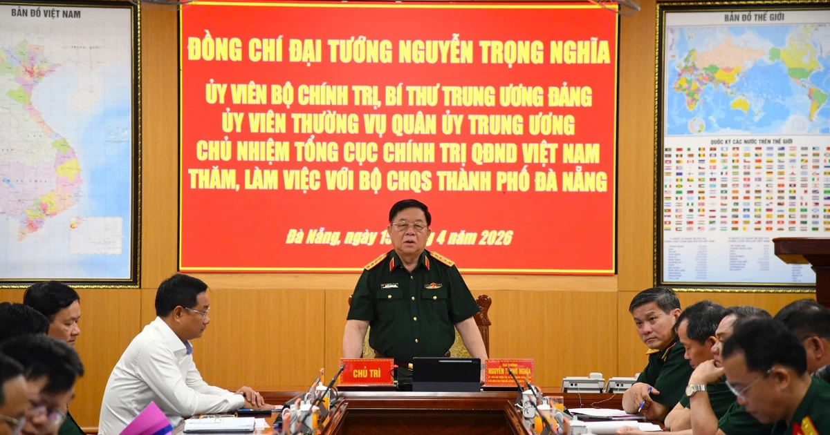Đại tướng Nguyễn Trọng Nghĩa giao nhiệm vụ cho Bộ Chỉ huy Quân sự TP. Đà Nẵng